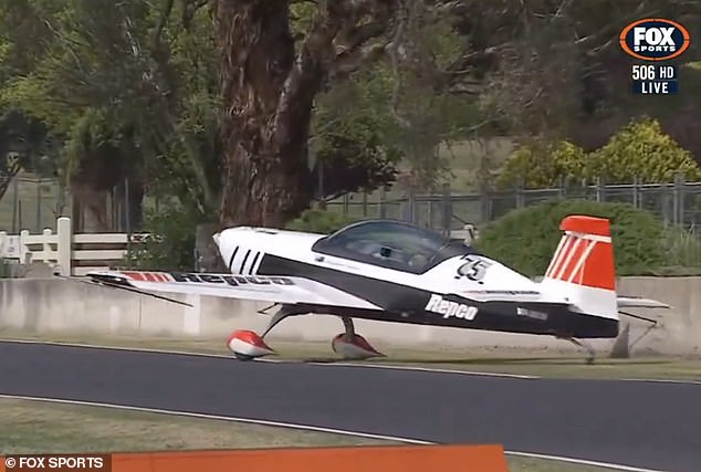 Fox Sports presenter Jess Yeats said the plane was an aerobatic craft and was one of the fastest planes of its type in the country.