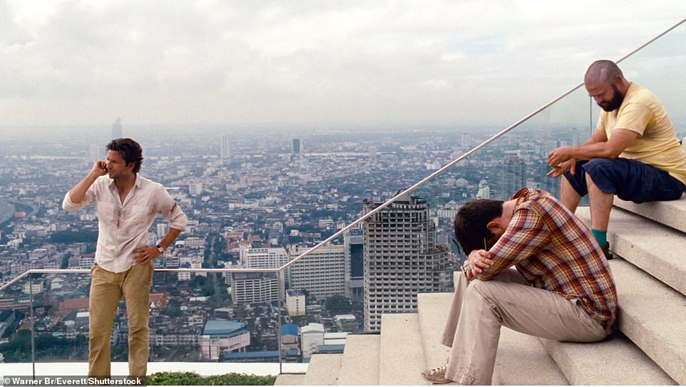 Sirocco appears in the 2011 box office hit The Hangover Part II. His staircase, Ailbhe notes, is shown in the opening scene (above) in which Bradley Cooper's character Phil says: 