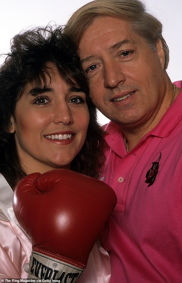 Christy Martin was 22 years old when she met her husband-turned-coach, Jim Martin. The couple is photographed in March 1996 in New York City.