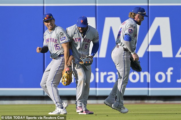 The Mets tied the National League Championship Series with a 7-3 victory after losing 9-0 in Game 1 on Sunday night.