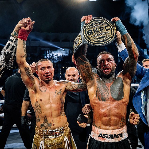 Franco Tenaglia (right) and Tony Soto (left) appeared in the main event of the card on Saturday.