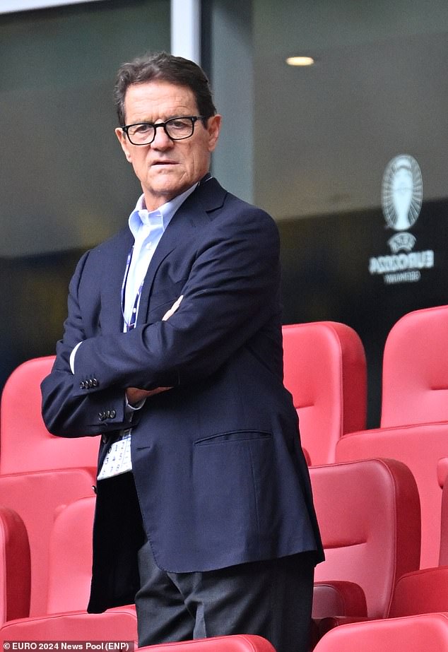 The German is the first non-English England manager since Fabio Capello (pictured) resigned in 2012.