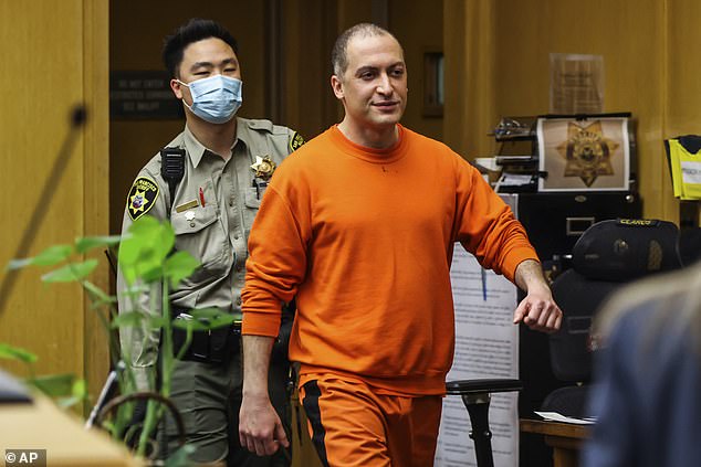 Prosecutors accuse Nima (pictured) of planning the attack and taking a single knife from his sister's kitchen before taking Lee to a secluded area and stabbing him three times.