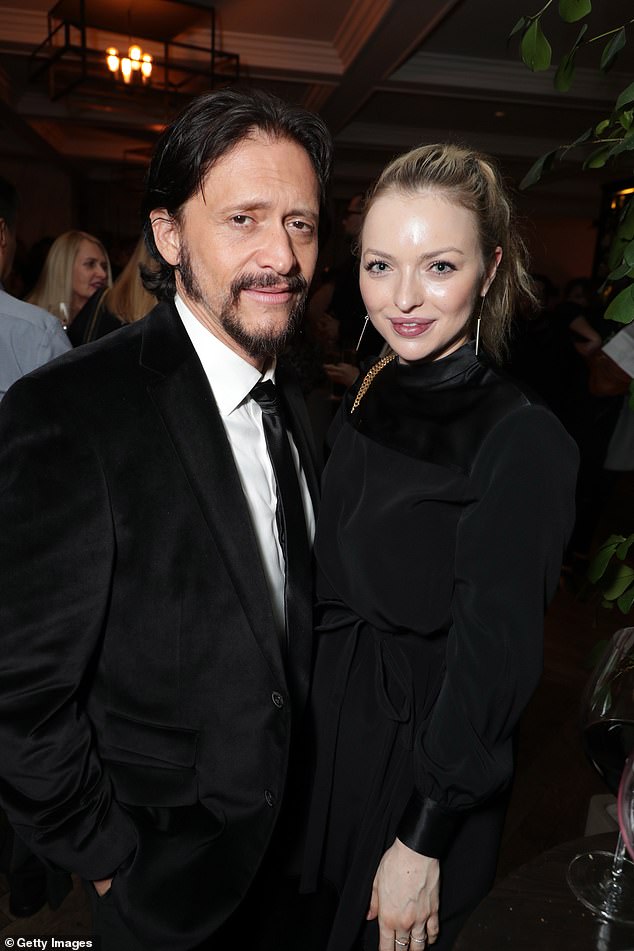 From 2016 to 2017, she was linked to Clifton Collins Jr., an actor 23 years her senior; pictured after they broke up in 2018