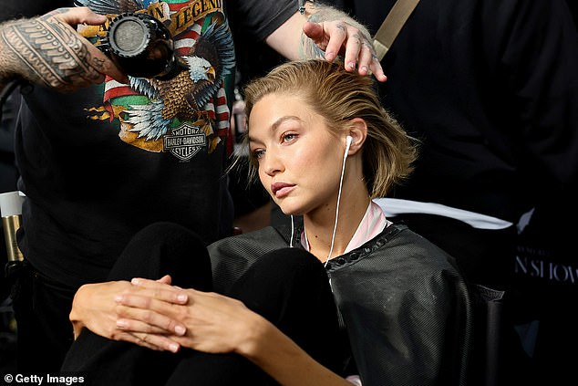 Hours before storming the 2024 runway, models, including Gigi Hadid, allowed cameras backstage as stylists and makeup artists transformed them from makeup-free beauties to glamorous vixens.