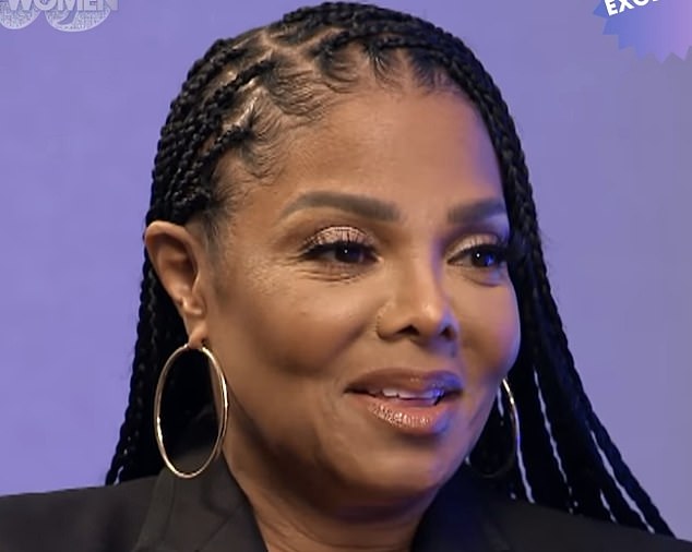 Janet Jackson, photographed during an interview on British television earlier this month, claimed that Kamala Harris is not black and that the vice president's father is white.