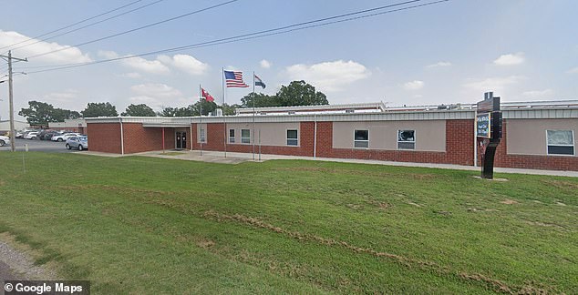 Court documents state how the teen and teacher had sex during school at Laquey High School (pictured) while using other students as 'spotters'.