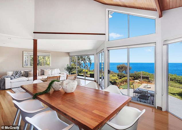 Mr. Albanese's new five-bedroom home features views of the Pacific Ocean from almost every room