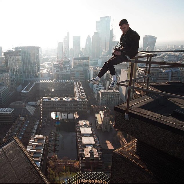 A friend who also shares his passion for what is known as 'rooftopping' and goes by the name Louie_W1 wrote: 'Meeting you has been one of the greatest privileges of my life.'