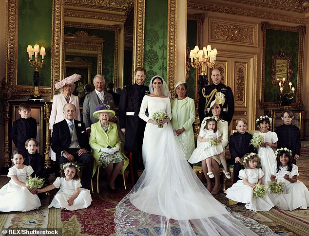 The official photograph taken on Harry and Meghan's wedding day was taken in the Green Room, which was 