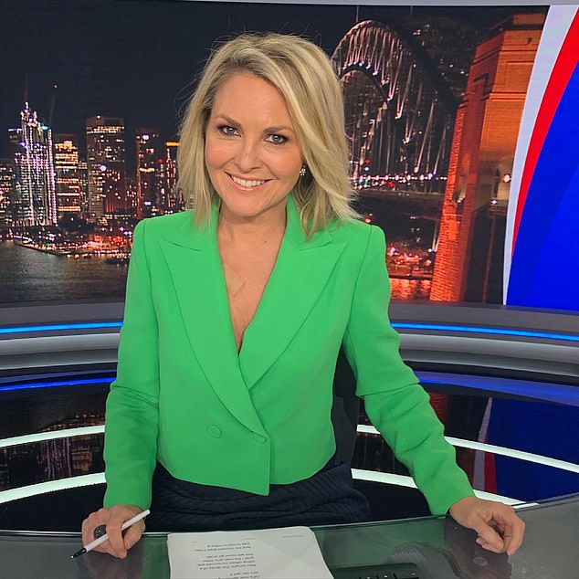 Pictured is Nine star Georgie Gardner.