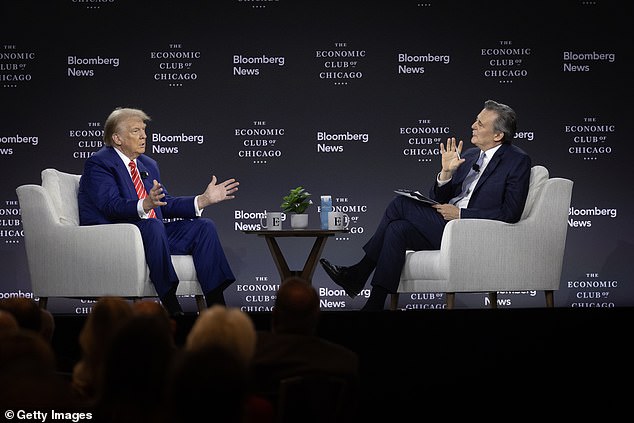 Bloomberg editor-in-chief John Micklethwait asked Trump about the claims during an interview at an economic forum in Chicago on Tuesday.