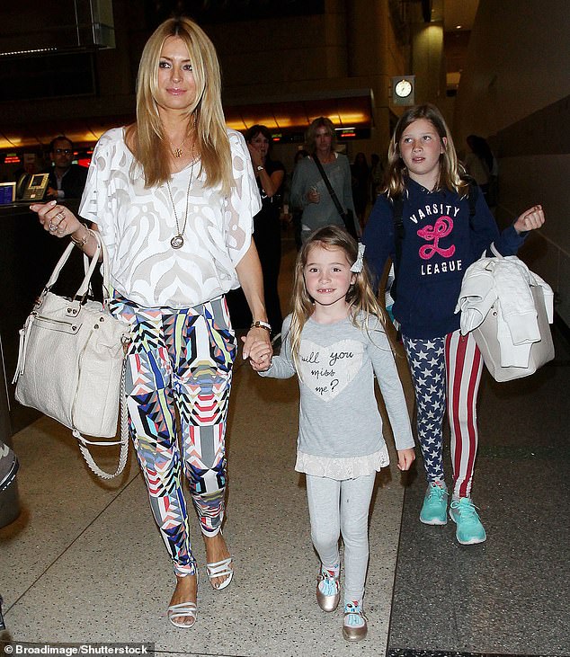 But Vernon explained that the royal treatment isn't really reciprocated when Tess, Phoebe or Amber are feeling down (Tess and her daughters pictured in 2015).