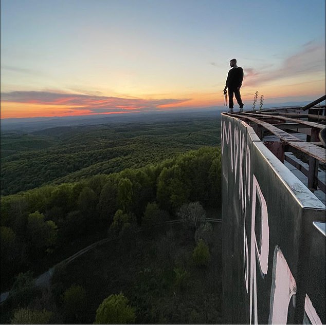 Spanish police said Stevenson had climbed about 60 meters up the bridge when he fell.