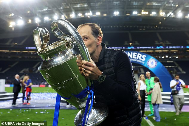 Tuchel led Chelsea to lift the Champions League trophy in 2021