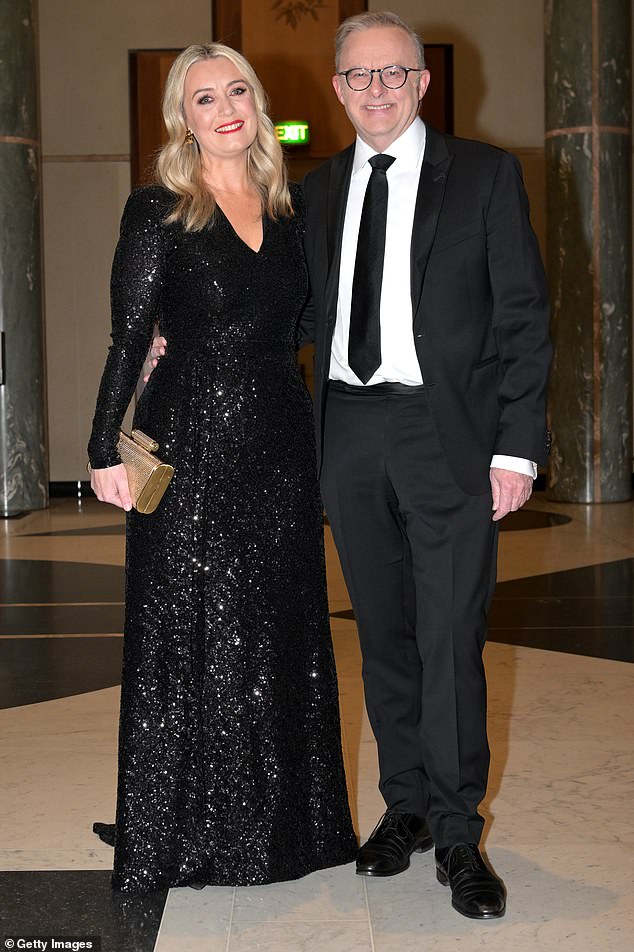 Albanese (pictured with fiancee Jodie Haydon) recently bought a $4.3 million seaside mansion