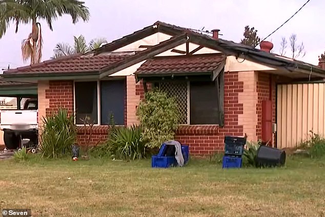 Dana said someone knocked on the door and when she was about to answer, a police officer had already jumped over the fence into her backyard. Dana's house is in the photo.