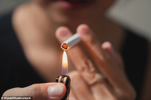 From lung cancer to heart disease and chronic bronchitis, it's fair to say the lethal effects of cigarette smoking are well documented (file photo)