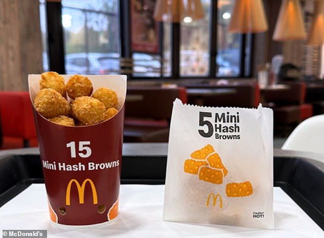 McDonald's has delighted potato lovers by announcing that its famous potato croquettes are now available in mini bites.