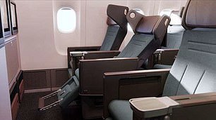 Cathay's new premium economy cabin