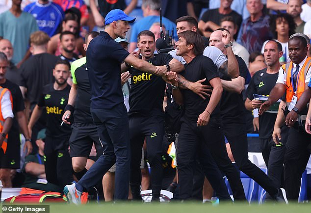 Tuchel, seen rowing with Antonio Content in August 2022, previously managed teams such as Borussia Dortmund, PSG and Chelsea, and famously lifted the Champions League with the Blues in 2021, the year he also won the best coach of clubs around the world.