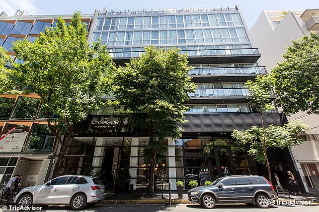 In the photo: The CasaSur Palermo Hotel in Buenos Aires where Payne died.