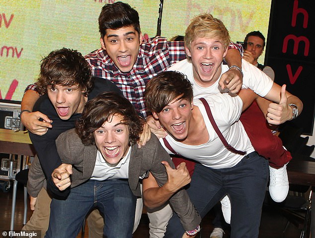 Although One Direction finished in third place on their season of X Factor, they soon became one of the biggest boy bands in the world; (From left to right) Harry Styles, Louis Tomlinson, Niall Horan, Liam Payne and Zayn Malik