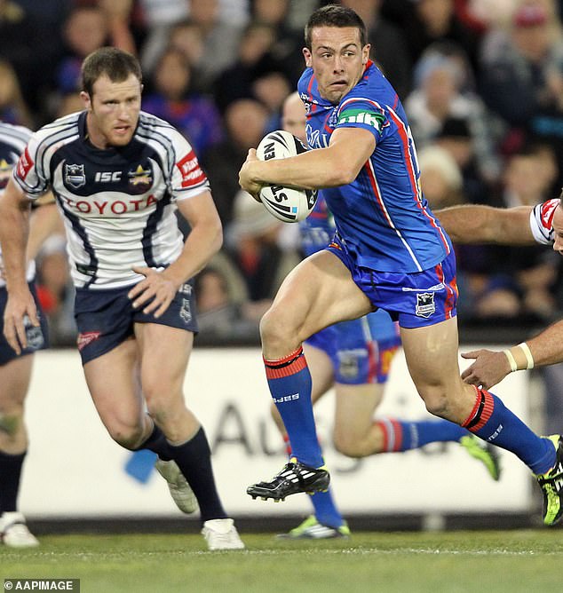 Stig, 34, played 13 first-grade games in 2011 for Newcastle and looked to be on the rise as an astute halfback.