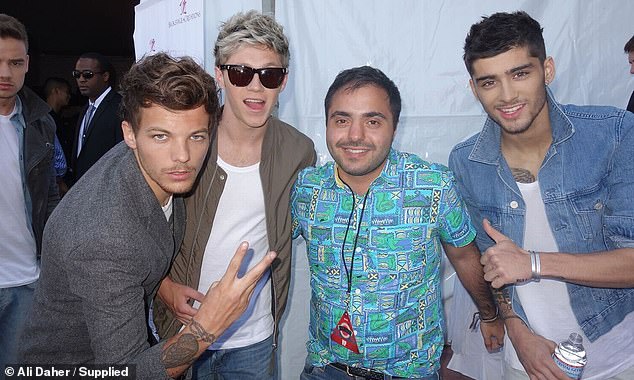 In 2013, I traveled to Los Angeles for the Teen Choice Awards, where I finally met the boys. I took my photo and chatted to Zayn, Niall and Louis, but Liam (far left) was taken away by security before I could even say hello. It hurt me, but I dismissed it, hoping to have other opportunities.