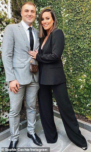 The mummy blogger has a colorful dating history after splitting from her husband Jaryd Cachia, 33, (left) in 2019 and engaging in several romances with women.