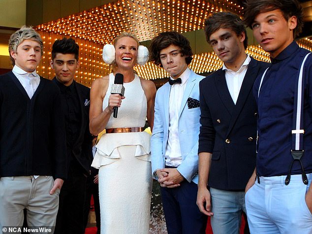 One Direction's Niall Horan, Zayn Malik, Harry Styles, Liam Payne and Louis Tomlinson arrive at the 2012 Logie Awards in Melbourne