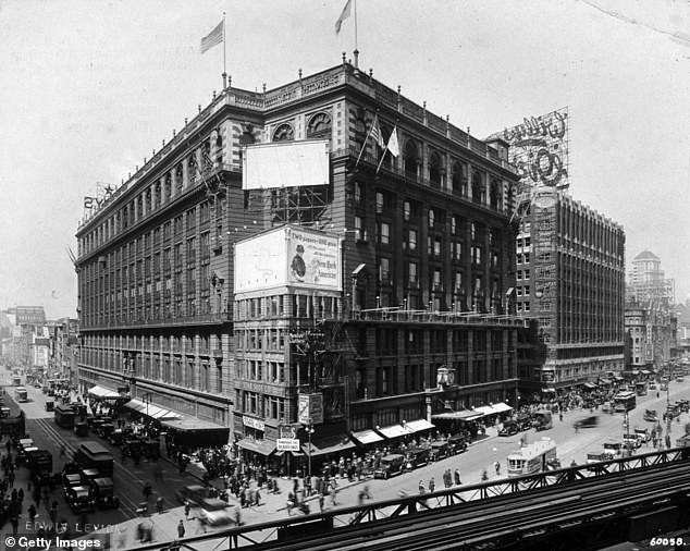 Macy's opened its flagship store in Herald Square, Manhattan, in 1902.