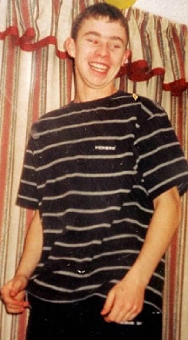 As controversial photos of Payne's body appear online, they trace back to a heartbreaking image of one of Cheryl's childhood friends, budding footballer John Courtney (pictured), who died of a heroin overdose in 2005.