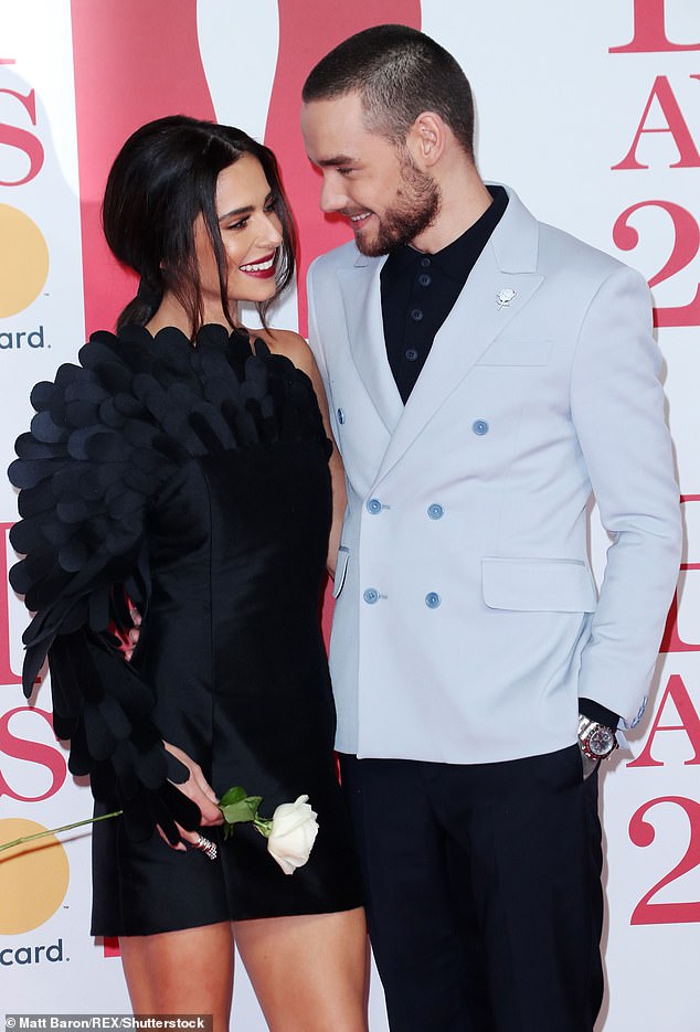 Cheryl and Liam Payne at the 38th Brit Awards in London in 2018