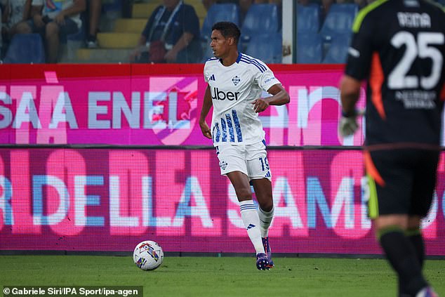 Varane joined Como in the summer, but retired after suffering an injury on debut.