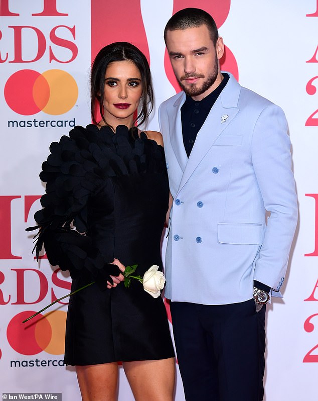 Cheryl and Liam Payne attending the Brit Awards at the O2 Arena in London in 2018