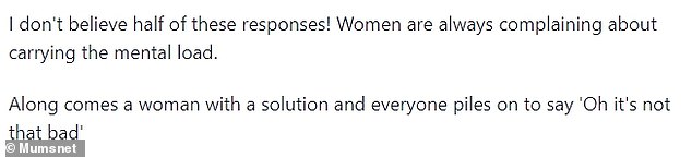 Some, however, offered practical solutions, with one person agreeing that the woman was right to ask for payment for the 