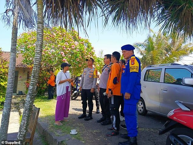 The land and sea search for Laidley continued on Thursday but was interrupted by 