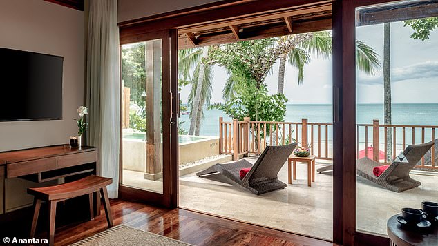 Lauren says the rooms at Anantara Rasananda are 