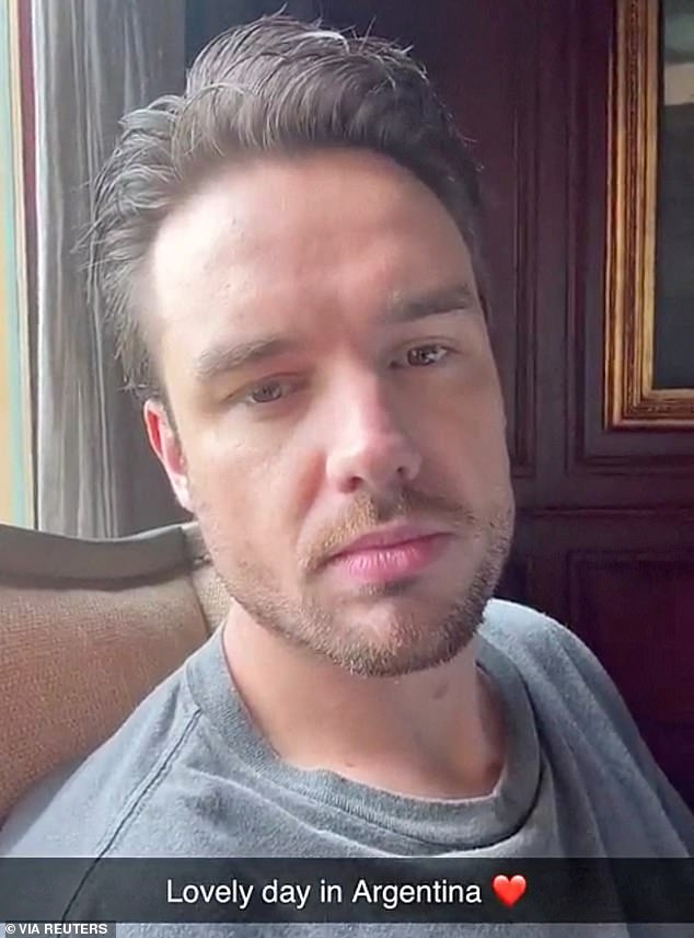 Payne in a selfie he shared from Argentina hours before his tragic death