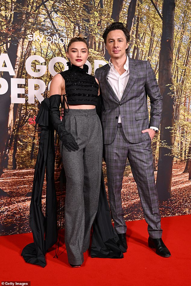 Braff and Pugh (pictured above together last year) dated for three years between 2019 and 2022.