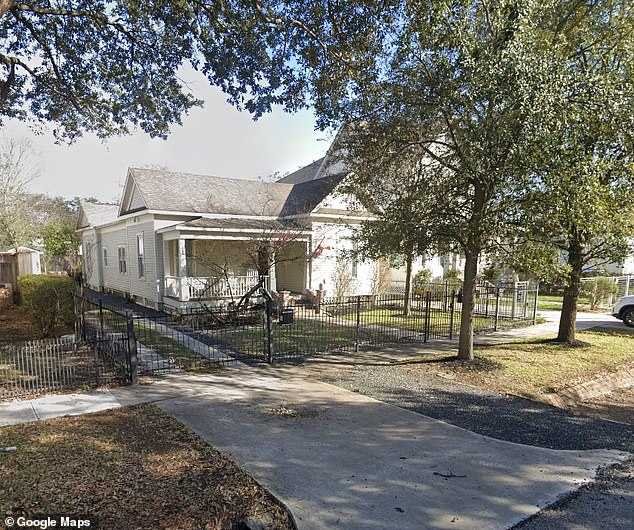 The couple's $1 million home in Houston is shown above