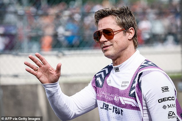 Hollywood star Brad Pitt has regularly attended the race weekend for the past 12 months while filming his F1 movie due out next year.