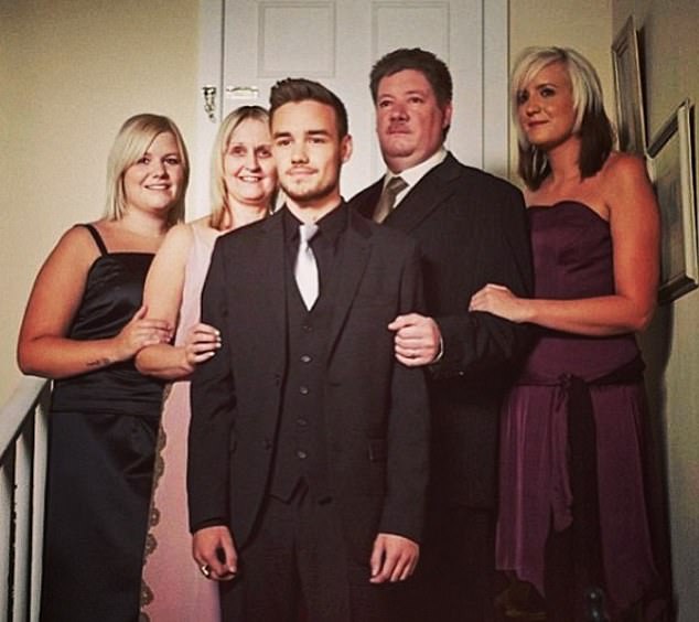 In addition to his father Geoff and mother Karen, Payne had two sisters, Nicola (left) and Ruth (right).