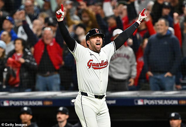 There, David Fry hit a two-run homer to win Game 3 for the Guardians on Thursday.