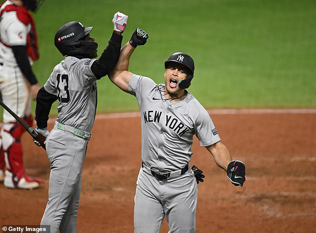 Giancarlo Stanton responded in kind in the next at-bat to take the lead for New York.