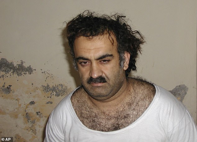 A photograph dated Saturday, March 1, 2003 shows Khalid Sheikh Mohammed, the alleged mastermind of the 9/11 attack, shortly after his capture during a raid in Pakistan.