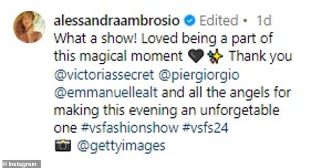 Ambrosio described VSFS 2024 as a 'magical moment'