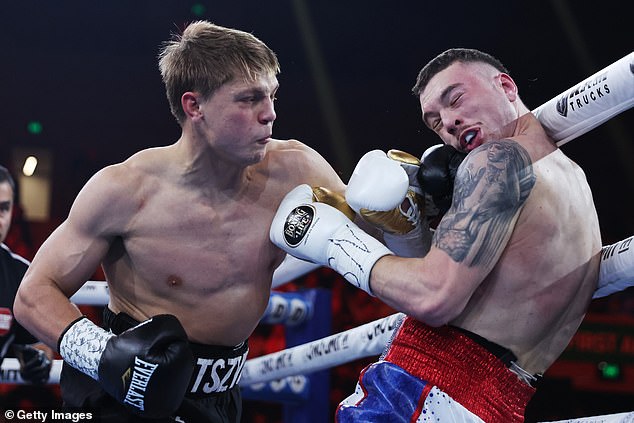 Nikita Tszyu (pictured left) also met her father in person, for the first time in 11 years in Florida.