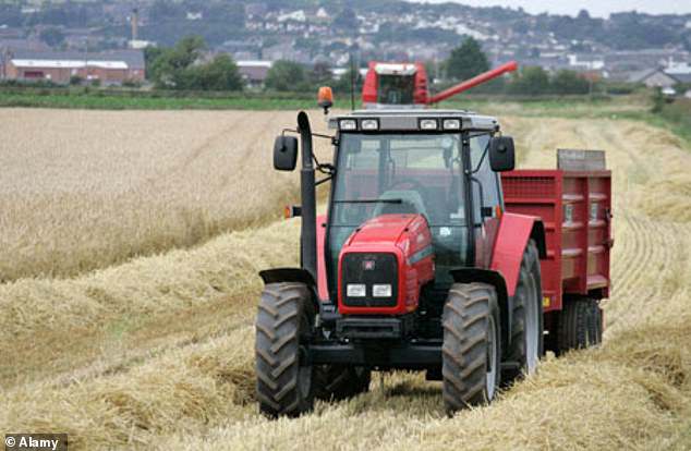 Massey-Ferguson, a rival to John Deere, is known for its red tractors.